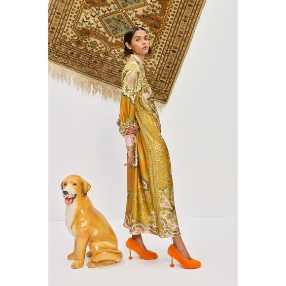 Alemais Clemenza Silk Shirtdress US 8 - Picture 4 of 9